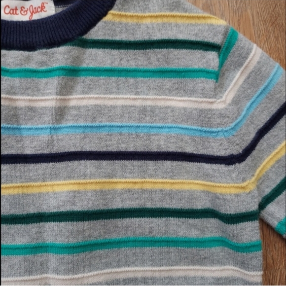 2T Toddler Boy BUNDLE Sweater, Button Down Shirt & Pant, Short Sleeve Polo - Picture 8 of 12